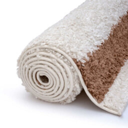 The Rugs Moodi Shaggy Light Beige/terra Slatefern Rug Runner Bordered Thick High Pile For Living Rooms, Bedrooms, Hallways - thumbnail 6
