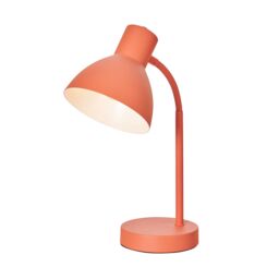 Inlight Tripp Plain Conical Matt Coral Desk Lamp - thumbnail 2
