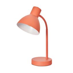 Inlight Tripp Plain Conical Matt Coral Desk Lamp - thumbnail 3