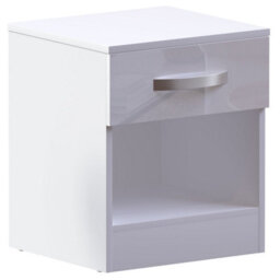 Lassic Vida Designs Hulio White 1 Drawer Bedside Cabinet (H)470mm (W)400mm (D)360mm - thumbnail 9