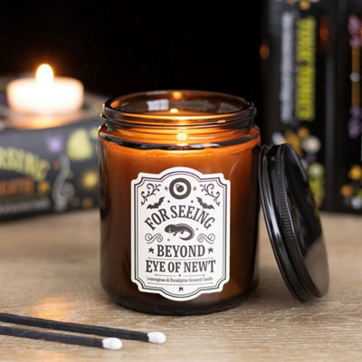 Eye Of Newt Lemongrass & Eucalyptus Scented Candle Apothecary Jar - image 1