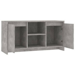 Berkfield Tv Cabinet Concrete Grey 102X37.5X52.5 Cm Engineered Wood - thumbnail 5