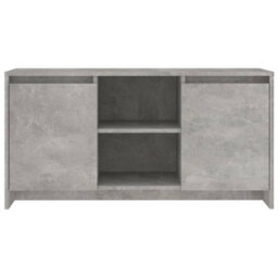 Berkfield Tv Cabinet Concrete Grey 102X37.5X52.5 Cm Engineered Wood - thumbnail 3
