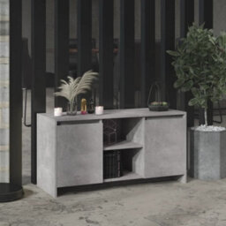 Berkfield Tv Cabinet Concrete Grey 102X37.5X52.5 Cm Engineered Wood - thumbnail 1