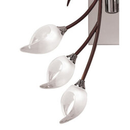 Luminosa Lighting Luminosa Holland Ceiling/wall Switched 6 Light G9, Polished Chrome/wenge - thumbnail 5