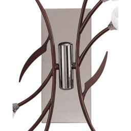 Luminosa Lighting Luminosa Holland Ceiling/wall Switched 6 Light G9, Polished Chrome/wenge - thumbnail 4