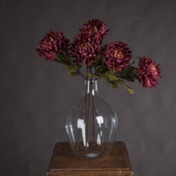 Hill Interiors Chrysanthemum Purple Autumn Spider Faux Plant - thumbnail 1