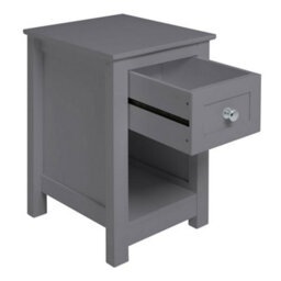 Living And Home Grey Small Side Table With Drawer For Living Room - thumbnail 5