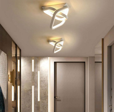 Square Hallway Light Modern Led Ceiling Light Fixtures White (Warm Light) - image 1