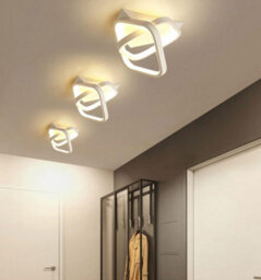 Square Hallway Light Modern Led Ceiling Light Fixtures White (Warm Light) - thumbnail 6