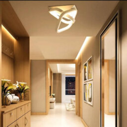 Square Hallway Light Modern Led Ceiling Light Fixtures White (Warm Light) - thumbnail 3