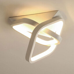 Square Hallway Light Modern Led Ceiling Light Fixtures White (Warm Light) - thumbnail 4