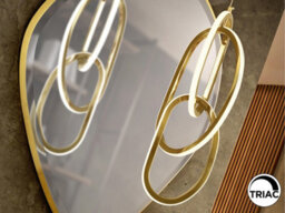 Luminosa Lighting Luminosa Nexo Pendant Ceiling 3 Light Gold Led 3000K - Uk Stock - thumbnail 3
