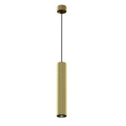 Luminosa Lighting Luminosa Calipso Slim Pendant Ceiling Light Brass 1Xgu10 - thumbnail 1