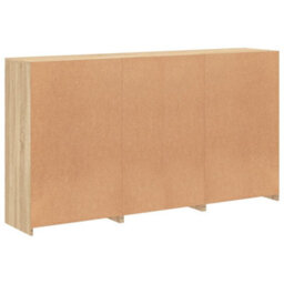 Berkfield Sideboard With Led Lights Sonoma Oak 181.5X37X100 Cm - thumbnail 8