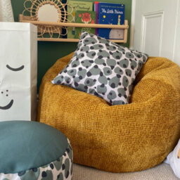 rucomfy Beanbags Rucomfy Safari Friends Cushion 40X40Cm - Soft Decorative Throw Pillow For Kids - thumbnail 2