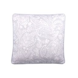 Dreams & Drapes Aveline 100% Cotton Grey Filled Cushion - thumbnail 2