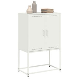 Berkfield Tv Cabinet White 68X39X60.5 Cm Steel - thumbnail 4