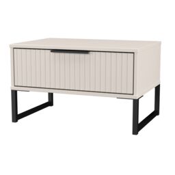 Ancona Matt Kashmir 1 Drawer Non-Extendable Side Table (H)348mm (W)575mm (D)395mm - thumbnail 3
