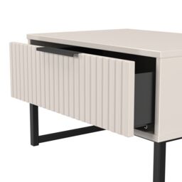 Ancona Matt Kashmir 1 Drawer Non-Extendable Side Table (H)348mm (W)575mm (D)395mm - thumbnail 5