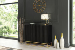 Ripple Sideboard 100Cm Black Fluted Design - Creative Furniture - thumbnail 4