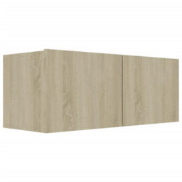 Berkfield 6 Piece Tv Cabinet Set Sonoma Oak Engineered Wood - thumbnail 5