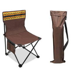 Brown Chair Folding Camping Chairs Lightweight Outdoor Patio Garden Beach Chair Fishing Seat