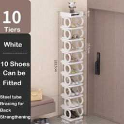 10 Tier Shoe Rack Storage Organizer - thumbnail 2