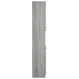 Berkfield Durable Bathroom Cabinet Grey Sonoma 32X34X188.5 Cm Engineered Wood - thumbnail 9