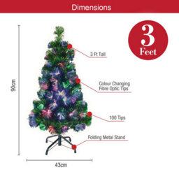 The Christmas Workshop 73550 3Ft Fibre Optic Artificial Christmas Tree - thumbnail 2