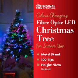The Christmas Workshop 73550 3Ft Fibre Optic Artificial Christmas Tree - thumbnail 7