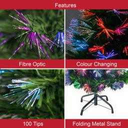The Christmas Workshop 73550 3Ft Fibre Optic Artificial Christmas Tree - thumbnail 4