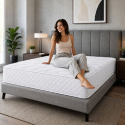 2Ft6 Small Single Mattress Cool Blue Memory Foam Spring Mattress (75X190X24Cm) - thumbnail 1