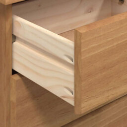 Berkfield Desk 'askim'with Drawers 95X40X75 Cm Solid Wood Pine - thumbnail 8
