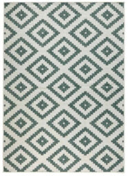The Rugs Malta Reversible Indoor Outdoor Rug Flatweave Polypropylene In Green - thumbnail 1