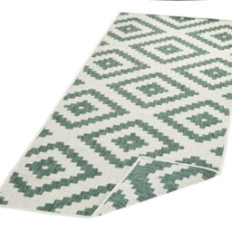 The Rugs Malta Reversible Indoor Outdoor Rug Flatweave Polypropylene In Green - thumbnail 6