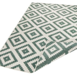 The Rugs Malta Reversible Indoor Outdoor Rug Flatweave Polypropylene In Green - thumbnail 5
