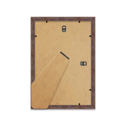 "12X8"" Walnut Frame With Mount For 8X6"" Pictures 20mm Thin Edge Portrait And Landscape Display With Wall Hooks And Kickstand" - thumbnail 3