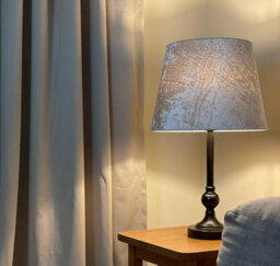"11"" Silver Velvet Drum Lampshade Dual Purpose Ceiling Or Table Light Shade, Modern Style (Multi Sizes & Colours Available)" - thumbnail 3