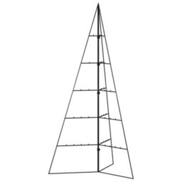 Berkfield Metal Christmas Tree For Decoration Black 100 Cm - thumbnail 2