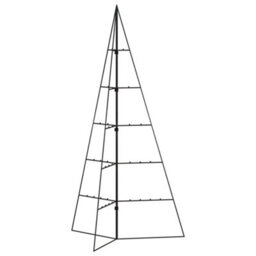 Berkfield Metal Christmas Tree For Decoration Black 100 Cm - thumbnail 5
