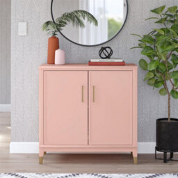 Dorel Home Westerleigh Cabinet With 2 Doors Pale Pink - thumbnail 2