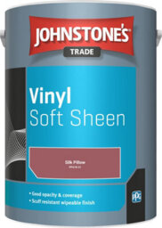 Johnstone's Trade Vinyl Soft Sheen Walls & Ceilings Emulsion Paint Silk Pillow (Ppg18-31) 5L - thumbnail 2