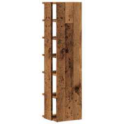 Vidaxl Shoe Cabinet Old Wood 28X27X102 Cm Engineered Wood - thumbnail 6