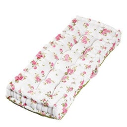 Dibor Vintage Style Pink Floral Reversible Indoor Hallway Furniture Bench Chair Seat Pad Cushion L105Cm X W42Cm