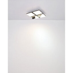 Luminosa Lighting Luminosa Villsi Integrated Led Semi Flush Ceiling Light White Matt Led Dimmable 2700-6500K Remote Control Timer - thumbnail 7