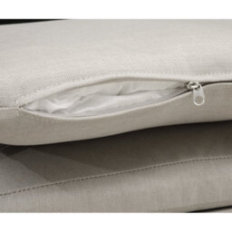 Dellonda Fusion Outdoor Garden Dining Chairs & Cushions, Set Of 4, Light Grey - thumbnail 6