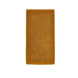 Drift Abode Eco Mustard Soft Sustainable Heavyweight Bci Cotton Towel - thumbnail 3