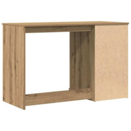 Berkfield Modern Desk With Storage Artisan Oak 50X115X75 Cm Engineered Wood - thumbnail 6