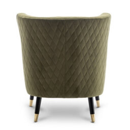 Velvet Sage Green Alessia Accent Chair - thumbnail 7